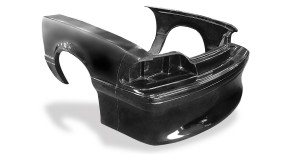 Harwood 1116 Harwood Fiberglass Cowl Induction Hood Scoops