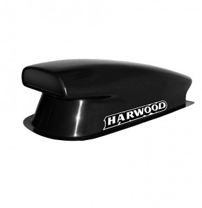  Harwood HRD-1107: Hood Scoop, Cowl Induction, 43 in. Long, 28  in. Wide, 4 in. Tall, Fiberglass, Black Gelcoat, Each : Automotive