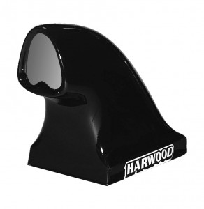  Harwood HRD-1107: Hood Scoop, Cowl Induction, 43 in. Long, 28  in. Wide, 4 in. Tall, Fiberglass, Black Gelcoat, Each : Automotive